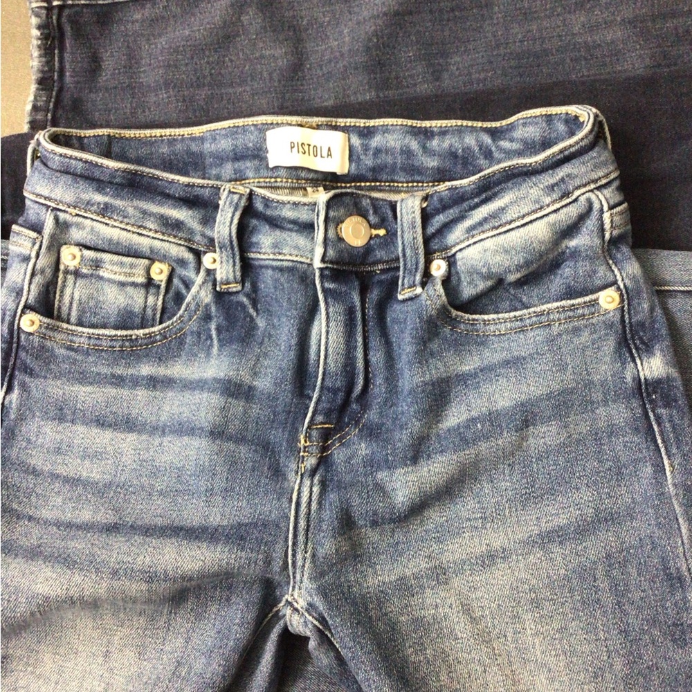Premium Women's Skinny Jeans Bundle - Dark Blue, Light Blue, Medium Blue - Picture 2 of 7
